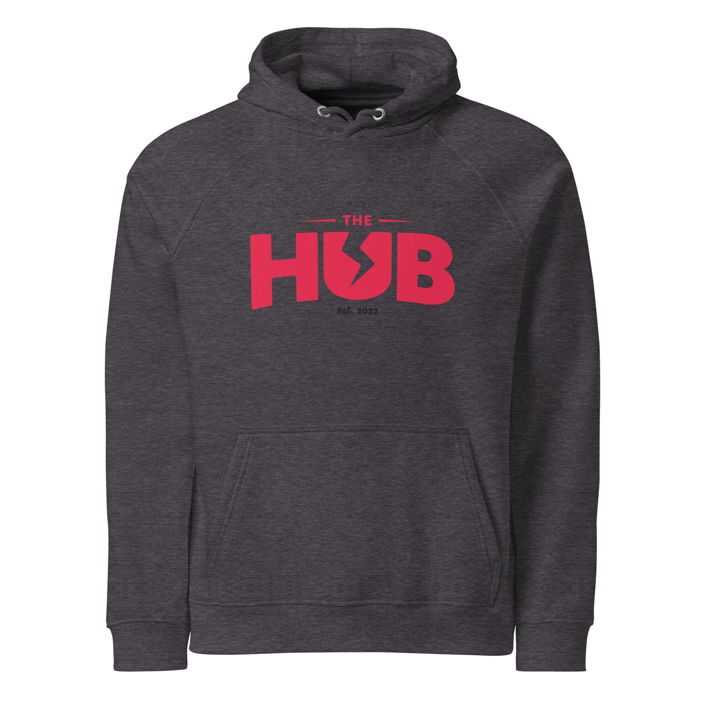 The Hub Unisex Eco Raglan Hoodie