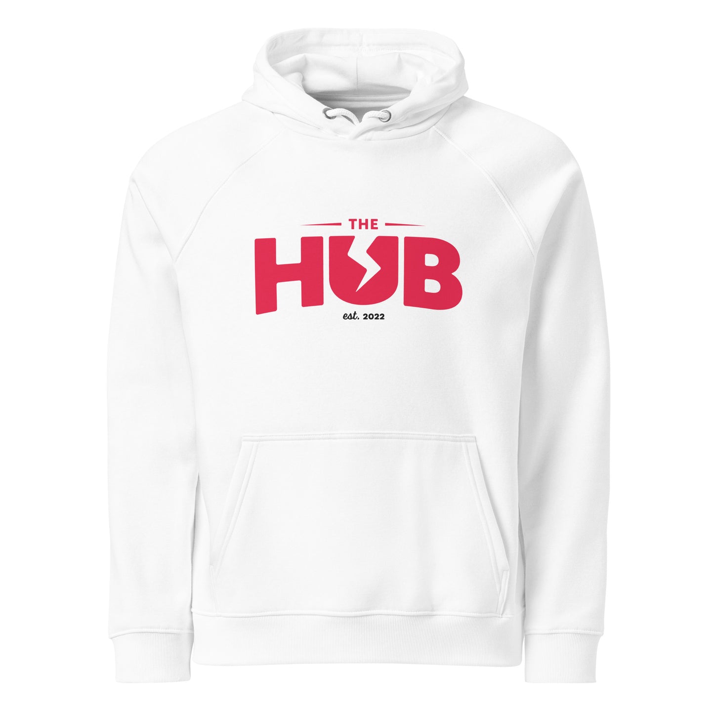 The Hub Unisex Eco Raglan Hoodie