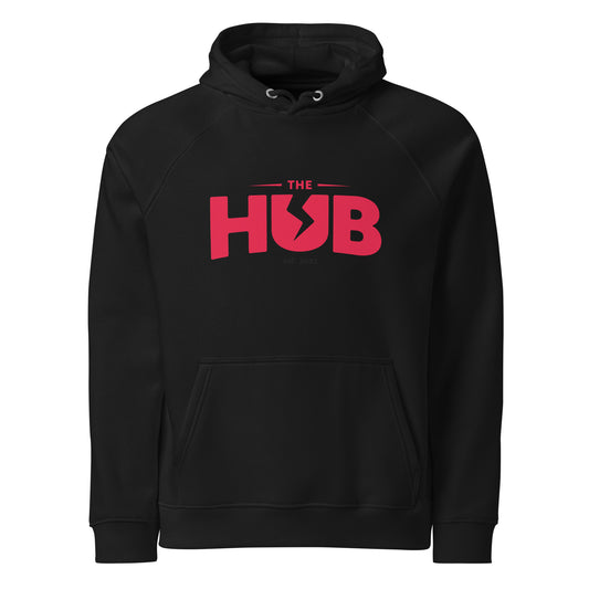 The Hub Unisex Eco Raglan Hoodie